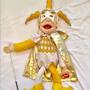 Gold Jester Puppet
